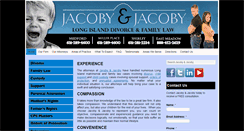 Desktop Screenshot of jacobyandjacobydivorcelawyers.com