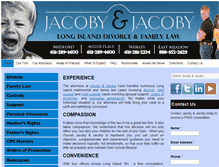 Tablet Screenshot of jacobyandjacobydivorcelawyers.com